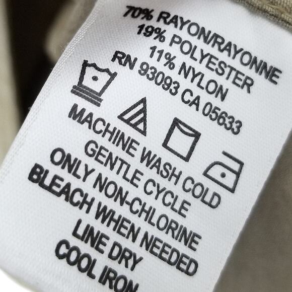 NIC + ZOE Metallic Utility Jacket Ruffle Detail Roll Tab Sleeve Cinch Waist M - Picture 7 of 7